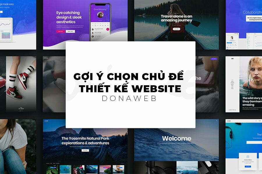 Chọn các chủ đề thiết kế web như thế nào?